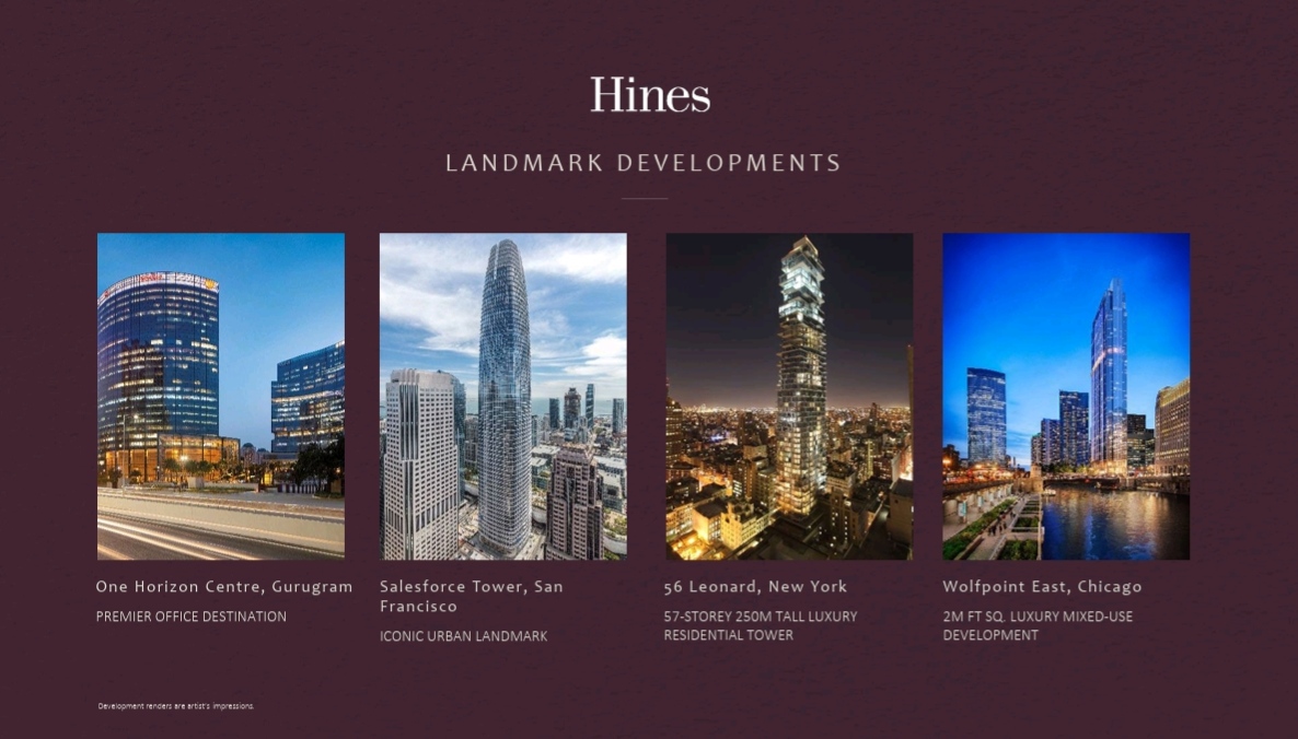 Hines landmark developments portfolio
