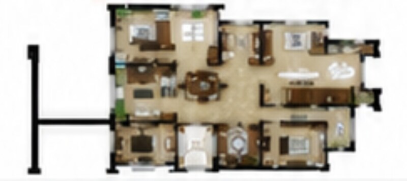 2 BHK floor plan
